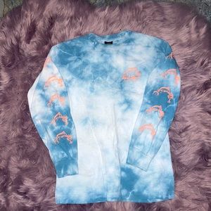 Dark seas tie dye long sleeve